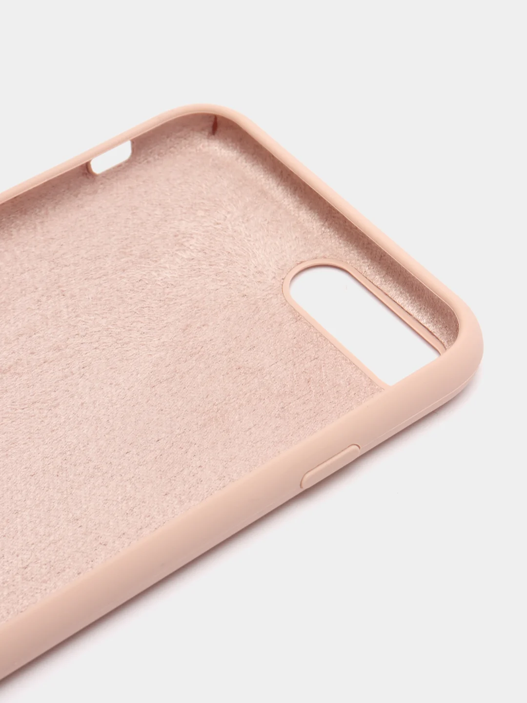 Бежевый меланж чехол Silicone Case для iPhone 7 Plus / iPhone 8 Plus
