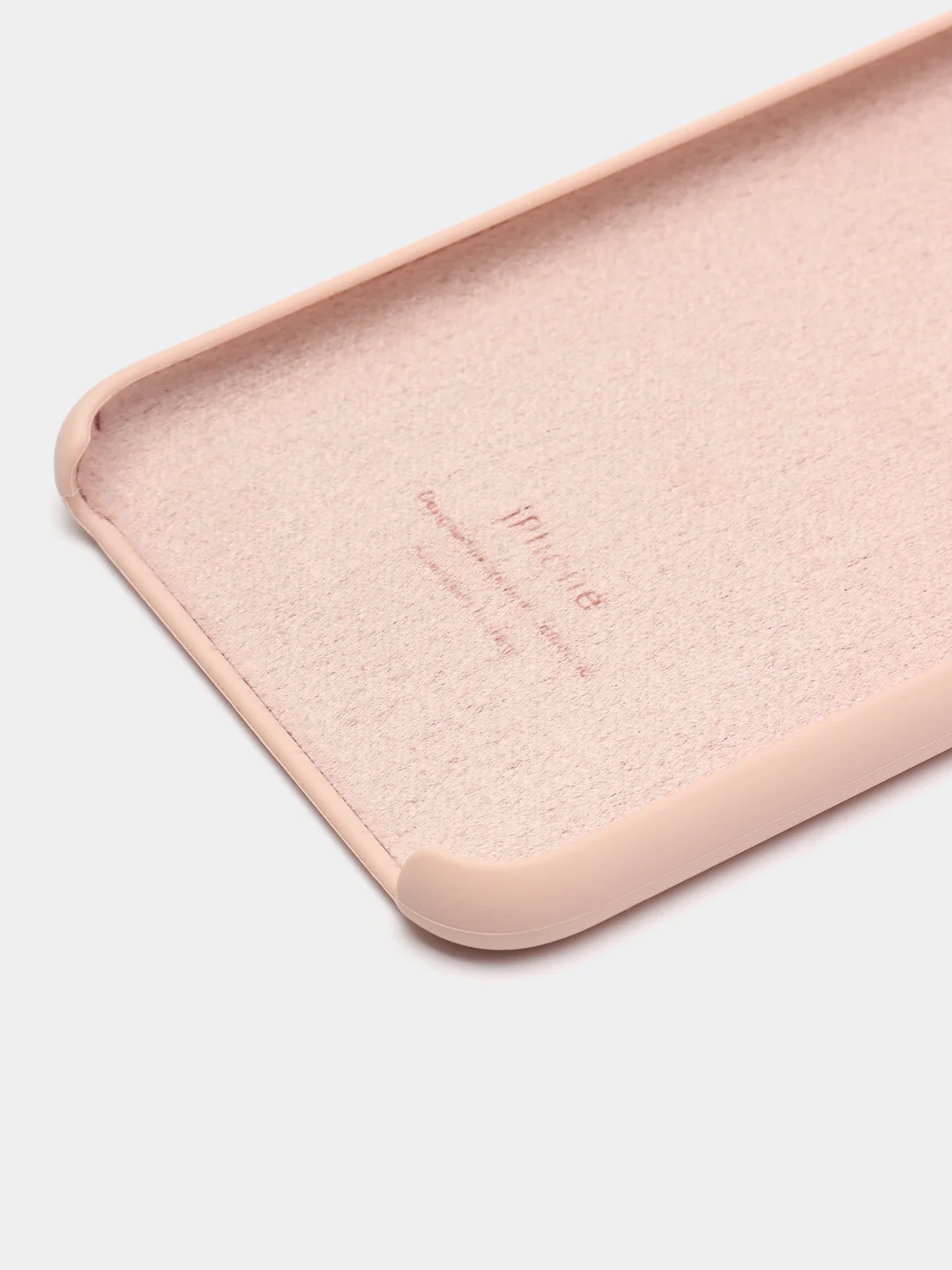 Бежевый меланж чехол Silicone Case для iPhone 7 Plus / iPhone 8 Plus