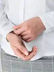Рубашка белая c голубым отливом