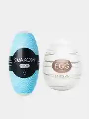 Яйцо-мастурбатор тенга egg, сваком, мастурбатор мужской, 2 штуки