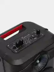 Беспроводная напольная караоке колонка с подсветкой и микрофоном HOCO BS46
