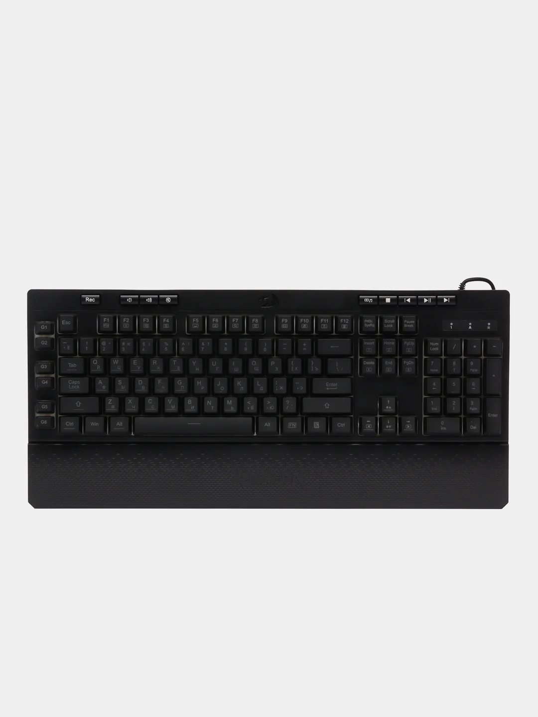 Игровая клавиатура для компьютера мембранная Redragon Shiva, подсветка RGB