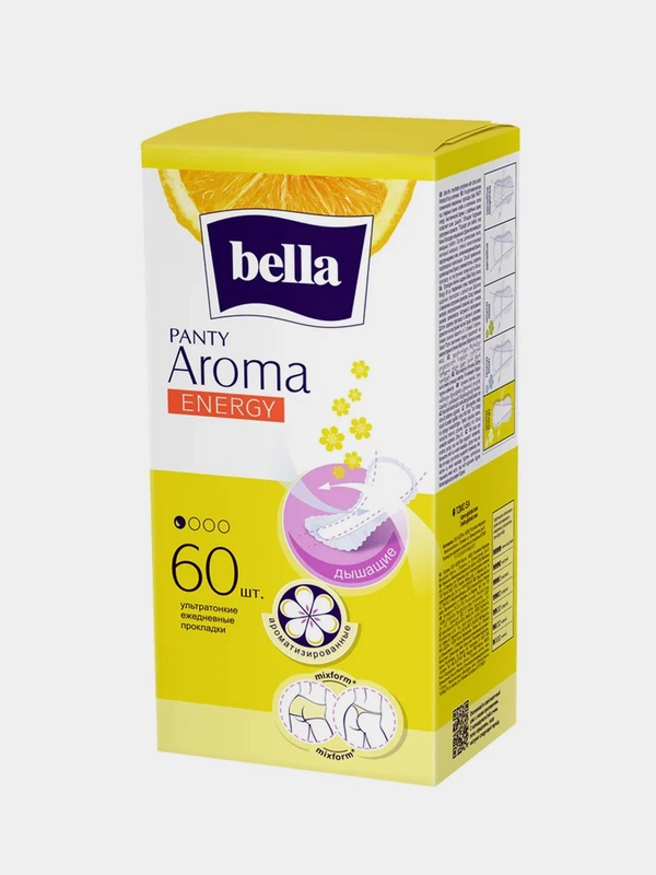 Прокладки ежедневные Bella Panty aroma energy, ультратонкие, 60 штук