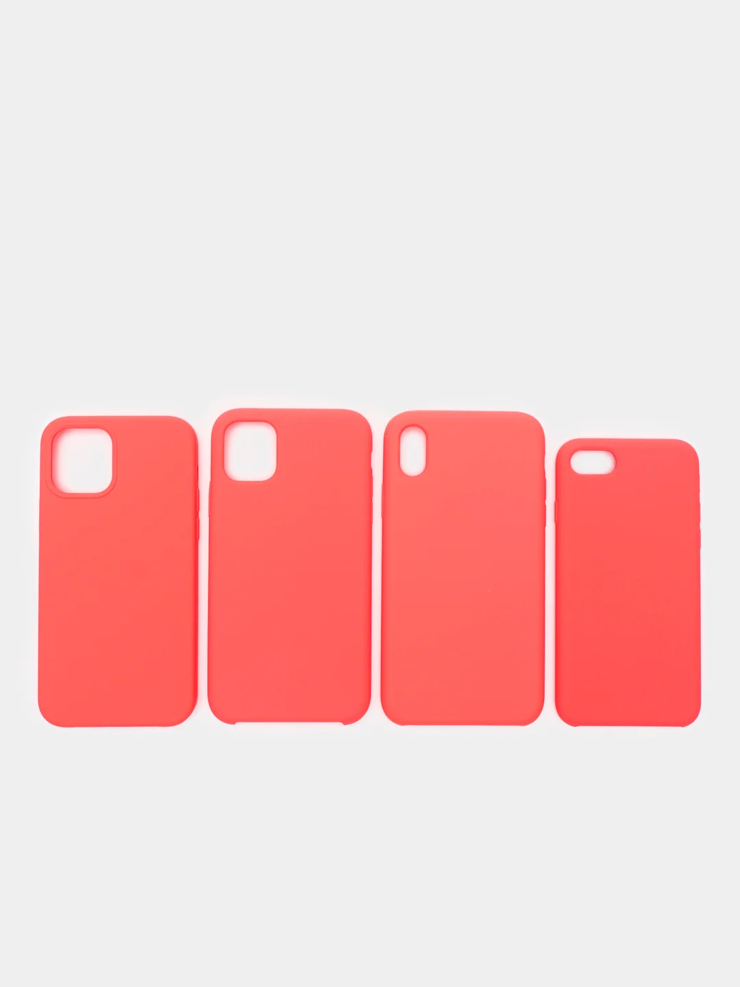 Розовый чехол для iPhone 12, 11, 7, 8, Pro, Max, Plus силиконовый айфон
