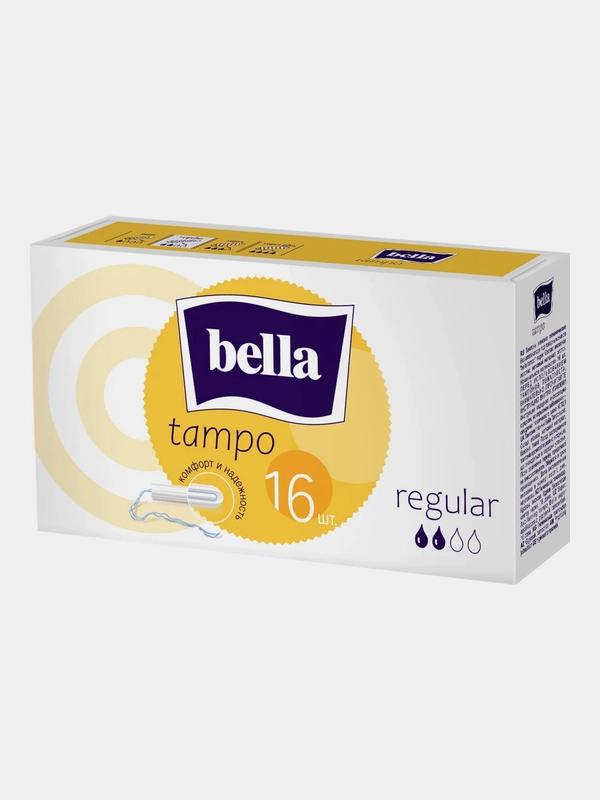 Тампоны без аппликатора Bella Tampo Regular, 16 штук