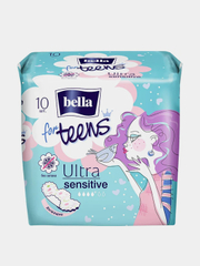 Прокладки супертонкие Bella for teens Ultra sensitive, 10 штук