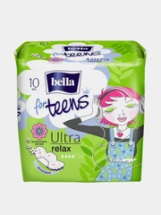 Прокладки супертонкие Bella For Teens "Ultra relax", 10 штук
