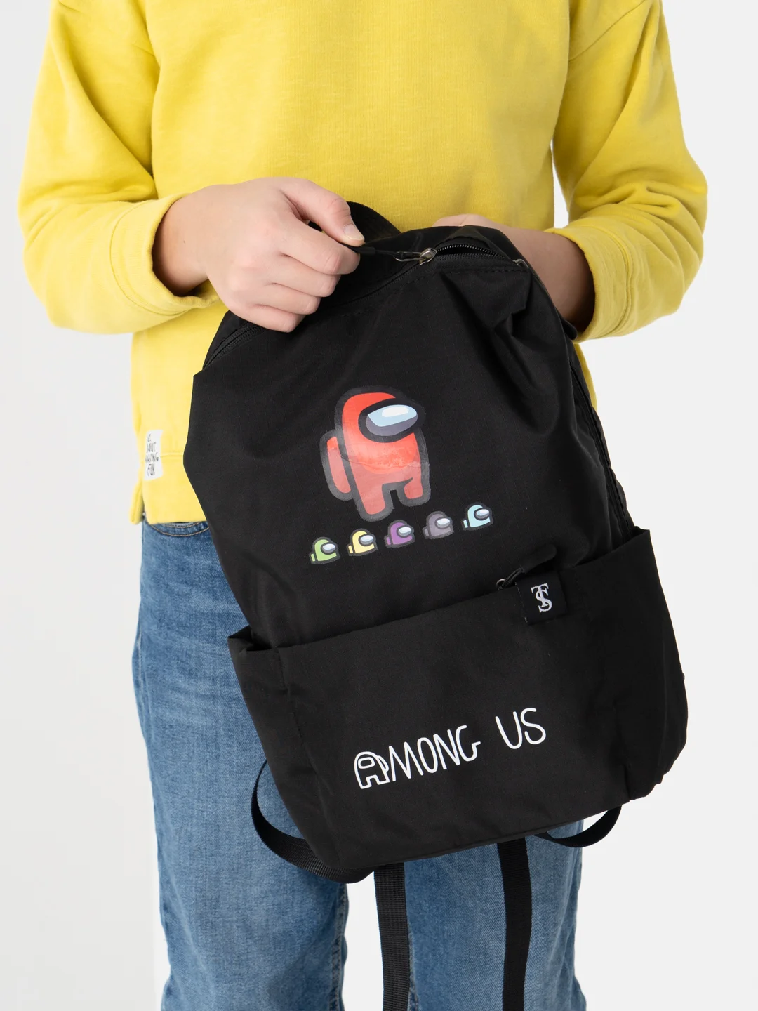 Черный школьный портфель с Amoung US для мальчиков