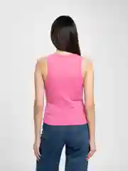 Лесной зеленый женский топ в рубчик