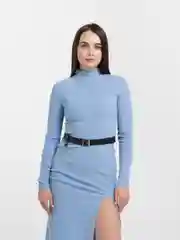 Голубой платье женское