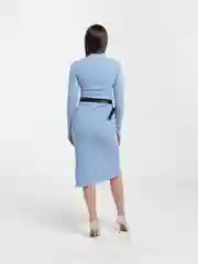 Голубой платье женское