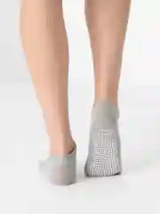 Серый носки для йоги антискользящие, пилатеса Non slip