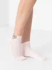 Конфетный носки женские LOVE, со стразами