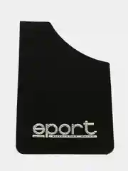 Брызговики универсальные SPORT для легковых автомобилей, цвет черный, комплект 4 штуки