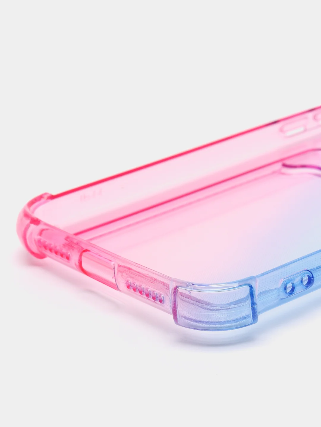 Синий меланж чехол для iPhone XR, 11, 12, 13, 14, Pro, Pro Max, 7 / 8, 7 Plus, с карманом для карт