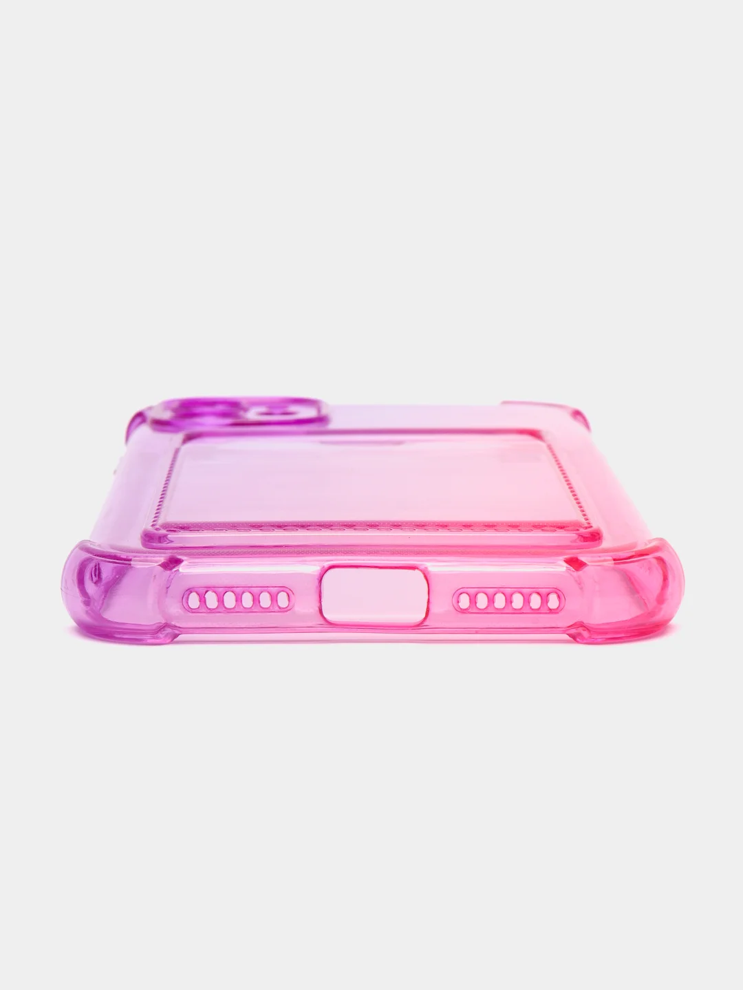 Фиолетовый чехол для iPhone XR, 11, 12, 13, 14, Pro, Pro Max, 7 / 8, 7 Plus, с карманом для карт