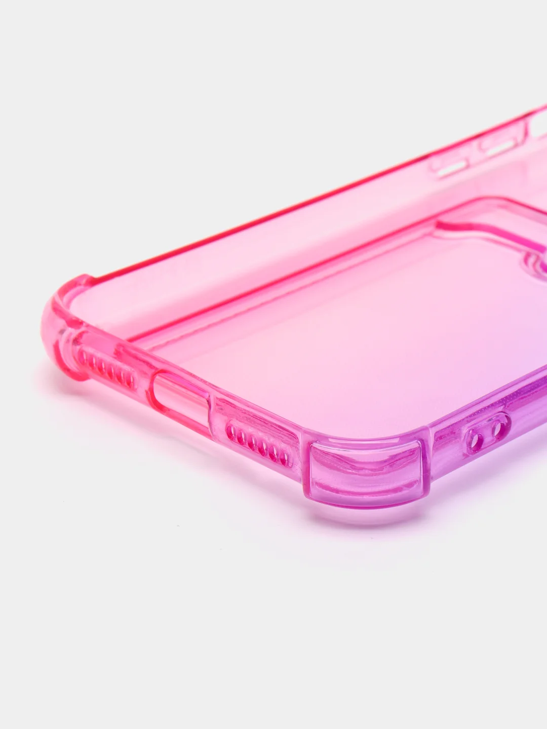 Фиолетовый чехол для iPhone XR, 11, 12, 13, 14, Pro, Pro Max, 7 / 8, 7 Plus, с карманом для карт