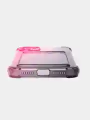 Тёмно-розовый чехол для iPhone XR, 11, 12, 13, 14, Pro, Pro Max, 7 / 8, 7 Plus, с карманом для карт