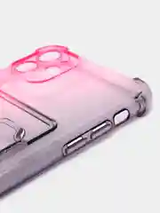 Тёмно-розовый чехол для iPhone XR, 11, 12, 13, 14, Pro, Pro Max, 7 / 8, 7 Plus, с карманом для карт