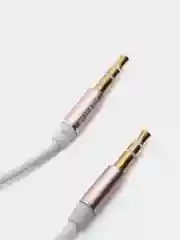 Белый кабель аудио AUX 3,5мм jack Dream KY76 (1 м)