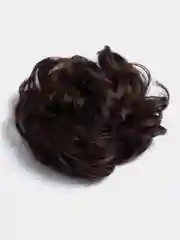 Шоколадный шиньон для волос