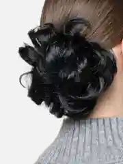 Черный шиньон для волос