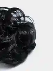 Черный шиньон для волос