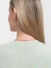 Золотой кулон на цепочке Молния