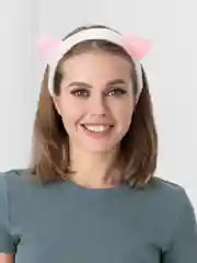 Белый повязка для волос
