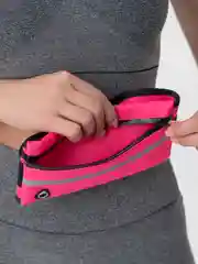 Розовый сумка на пояс спортивная, сумка для бега, поясная сумка, сумочка на пояс