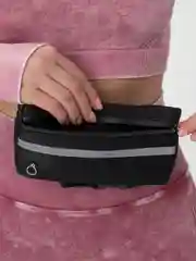 Черный сумка на пояс спортивная, сумка для бега, поясная сумка, сумочка на пояс
