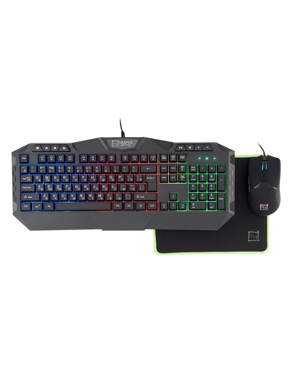 Игровой набор Harper Gaming GSB-07, мембранная клавиатура, оптическая мышь