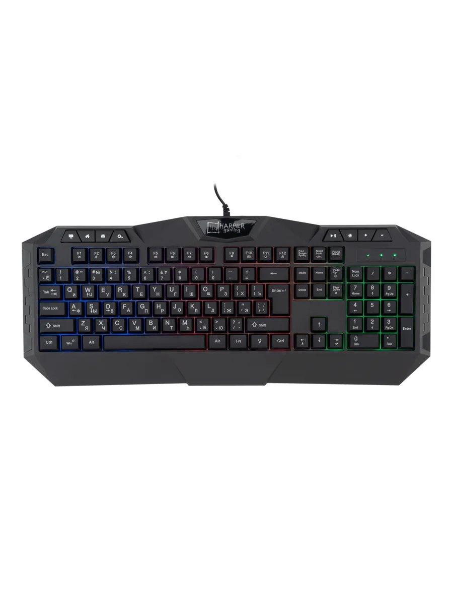Игровой набор Harper Gaming GSB-07, мембранная клавиатура, оптическая мышь