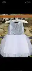 Серый металлик нарядное платье для девочки/ праздничное платье