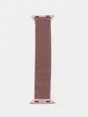 Розовый ремешок для Apple Watch, миланская петля, нержавеющая сталь