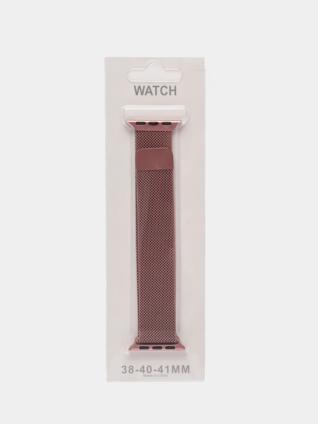 Розовый ремешок для Apple Watch, миланская петля, нержавеющая сталь