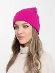 Конфетный шапка женская, вязаная
