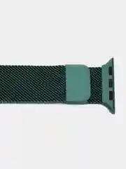 Зеленый ремешок для Apple Watch, миланская петля, нержавеющая сталь