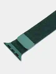 Зеленый ремешок для Apple Watch, миланская петля, нержавеющая сталь