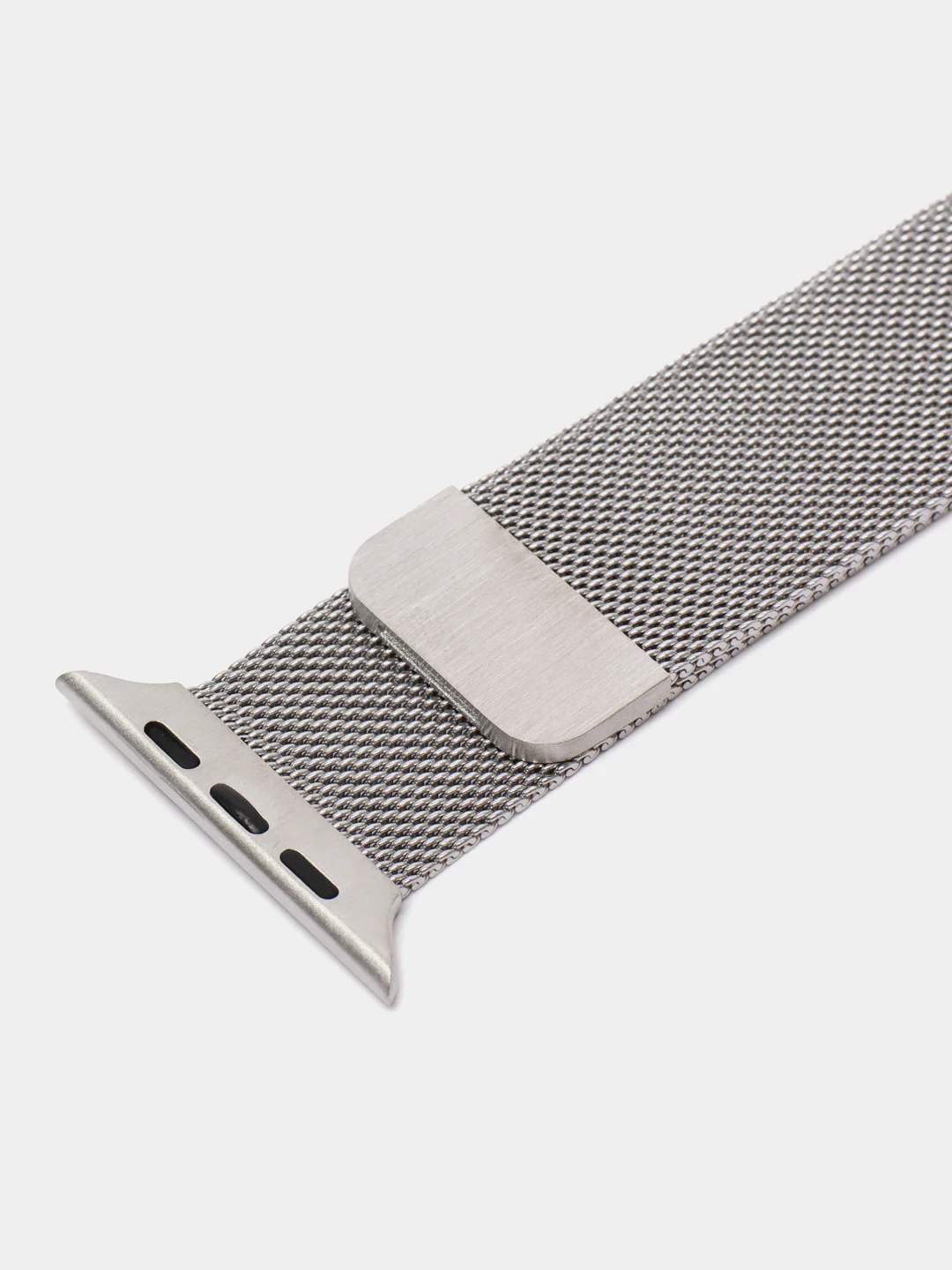 Серебряный ремешок для Apple Watch, миланская петля, нержавеющая сталь