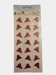 Алый наклейки  Новогодние  декоративные
