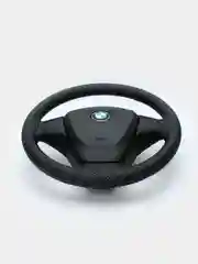 Черный оплётка на руль, с перфорацией
