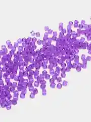 Фиолетовый бусины акриловые кубики 10 мм, бусины квадратные акриловые