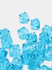 Лазурный бусины акриловые кубики 10 мм, бусины квадратные акриловые