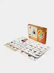 Коричневый настольная игра для детей Лото "Животные", "Растения", "Кто где живет", "Собирай-ка"