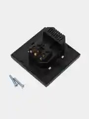 Черный настенная розетка, с USB разъемами