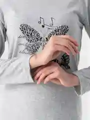Прозрачный пижама женская со штанами, костюм домашний для женщин