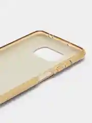 Золотой силиконовый с блестками усиленный чехол XIAOMI Poco x3