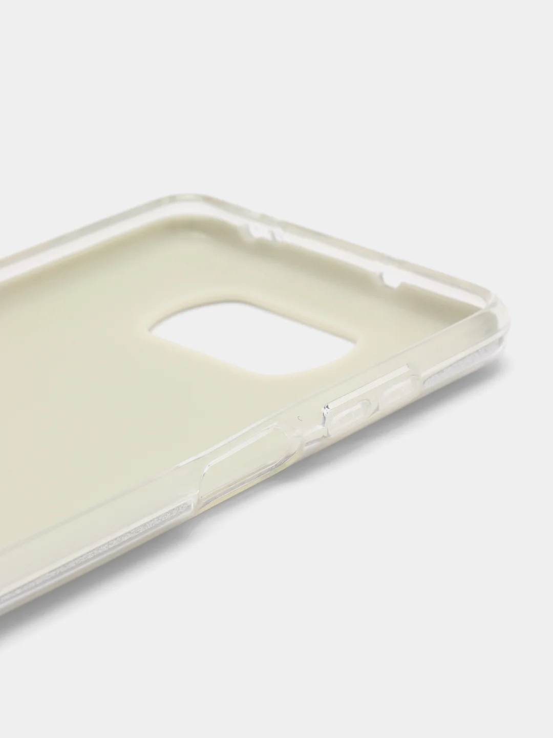 Серебряный силиконовый с блестками усиленный чехол XIAOMI Poco x3