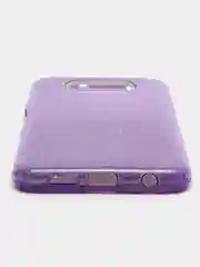Сиреневый силиконовый с блестками усиленный чехол XIAOMI Poco x3